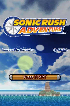 Sonic Rush Adventure (USA) (En,Ja,Fr,De,Es,It) screen shot title